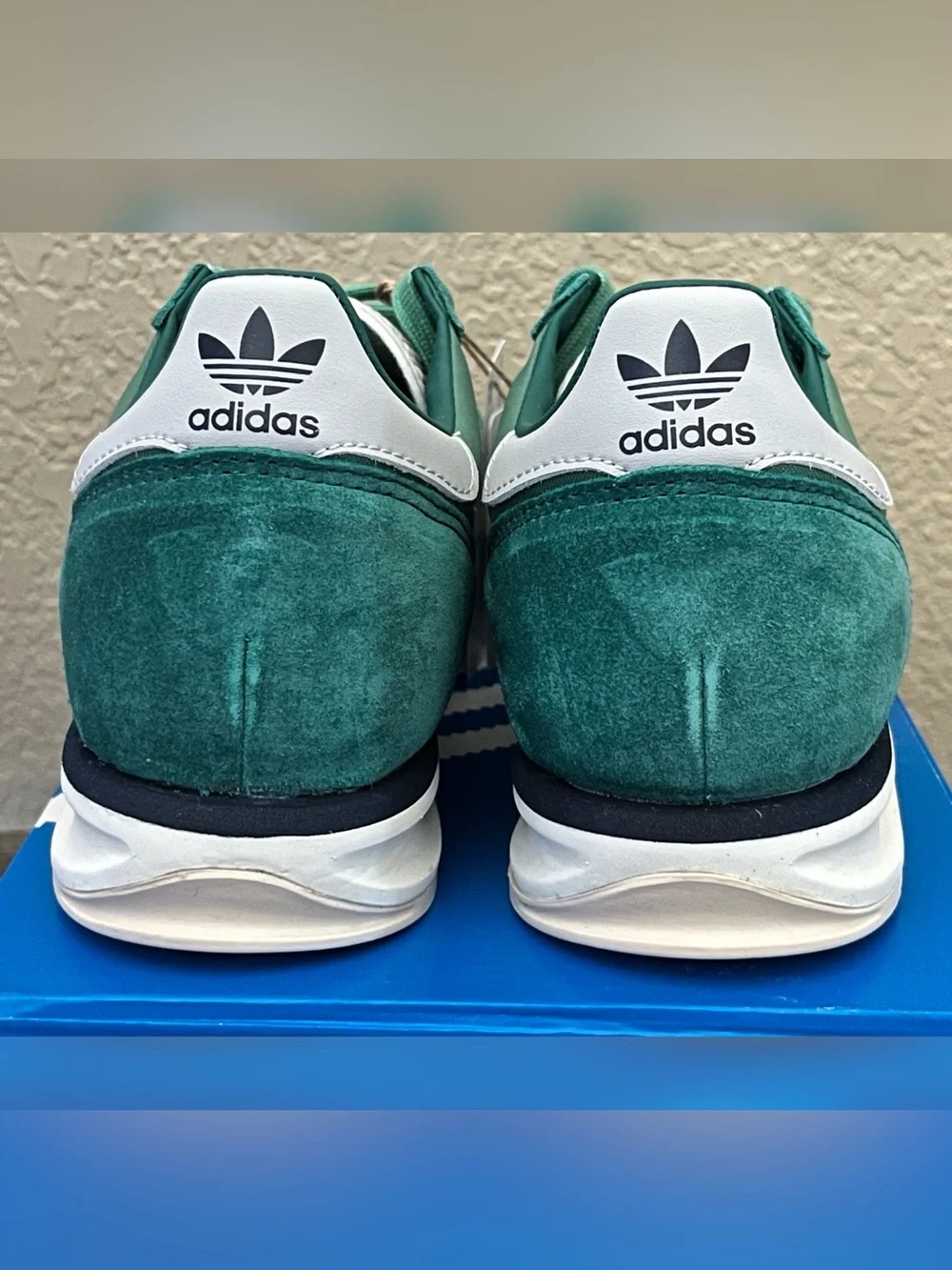 Adidas Men's Adidas SL 72 RS Green Color Size-9.5